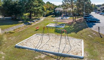 Aerial play area view